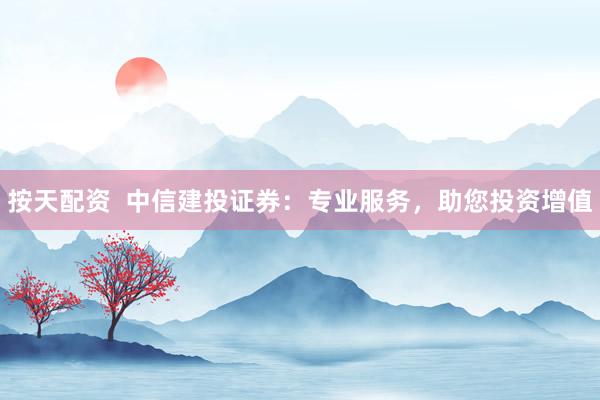 按天配资  中信建投证券：专业服务，助您投资增值