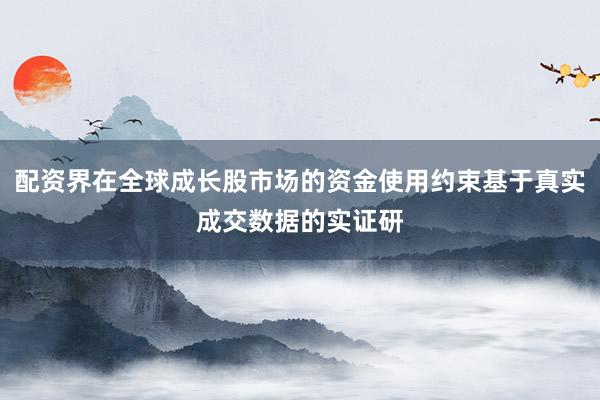 配资界在全球成长股市场的资金使用约束基于真实成交数据的实证研