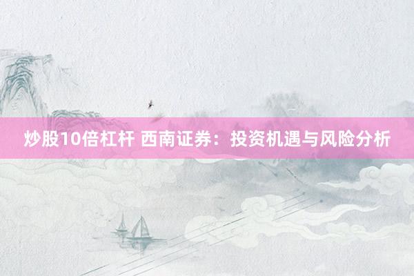 炒股10倍杠杆 西南证券：投资机遇与风险分析