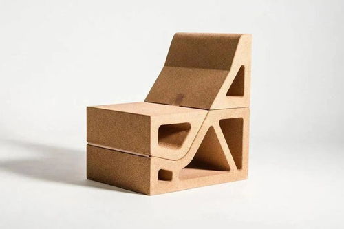 创意分享 可变形的软木家具